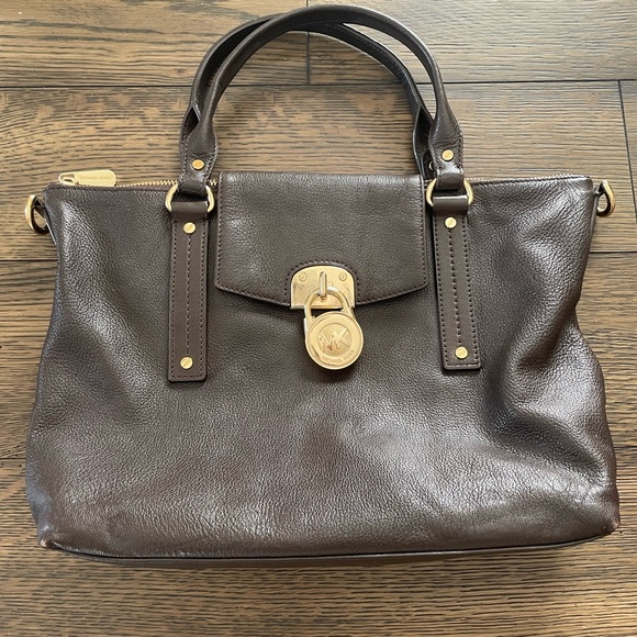 Brown Leather Michael Kors Handbag or Crossbody! - Picture 1 of 11